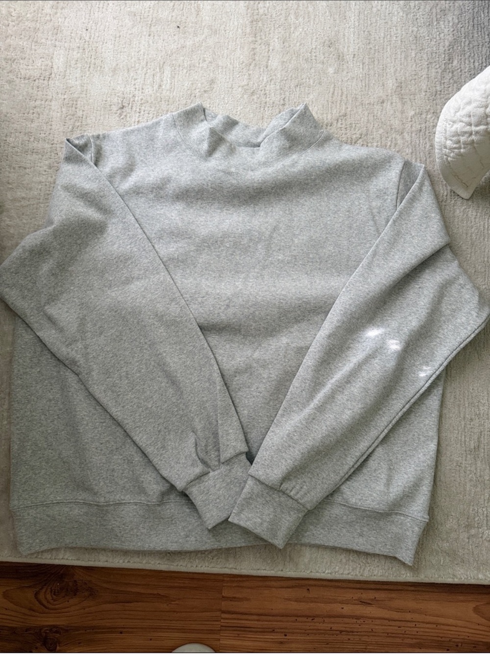 Parke Heather Grey Mockneck